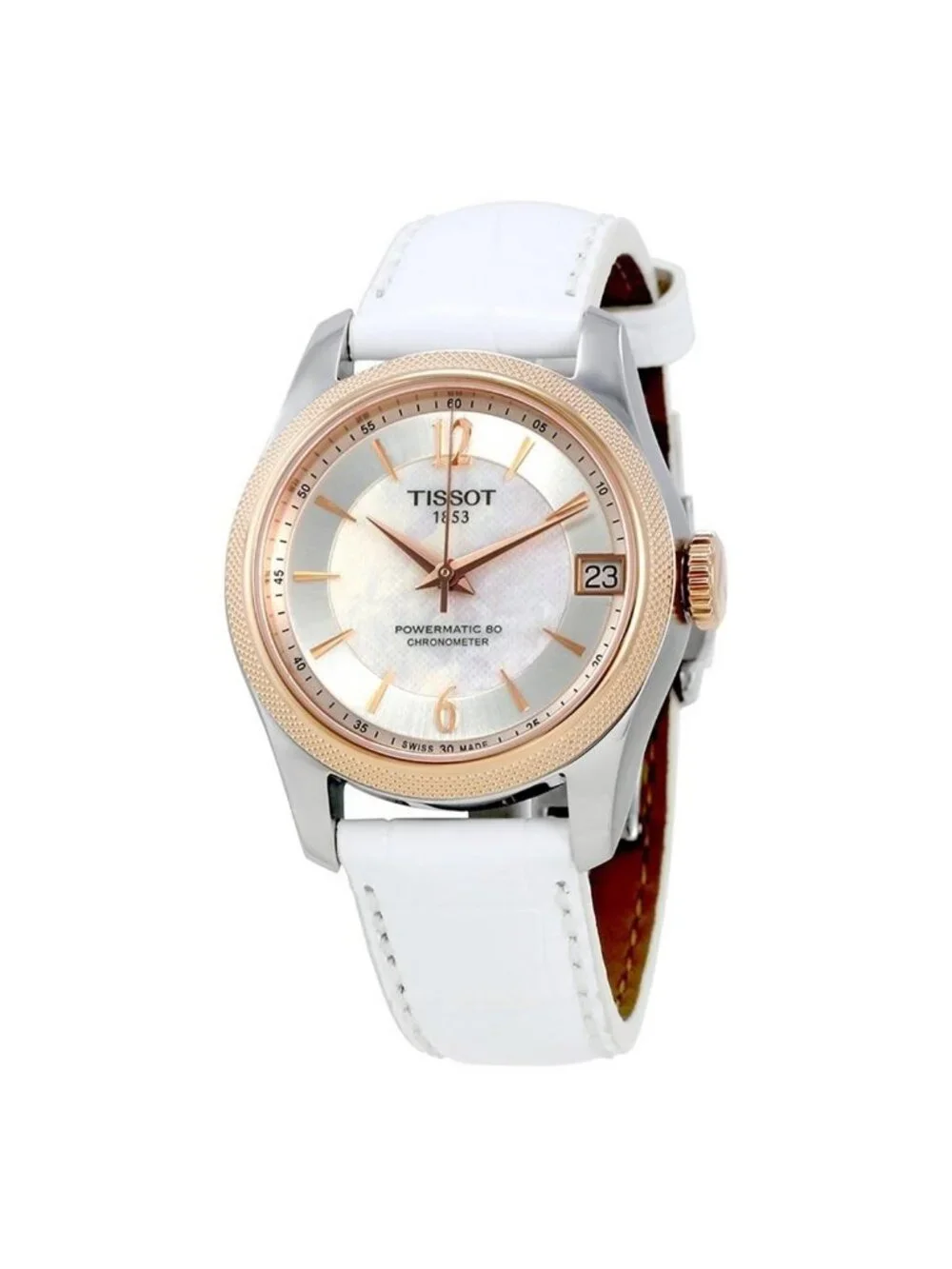 NWT Tissot T-Classic Ballade Automatic Mother of Pearl Dial Ladies Watch